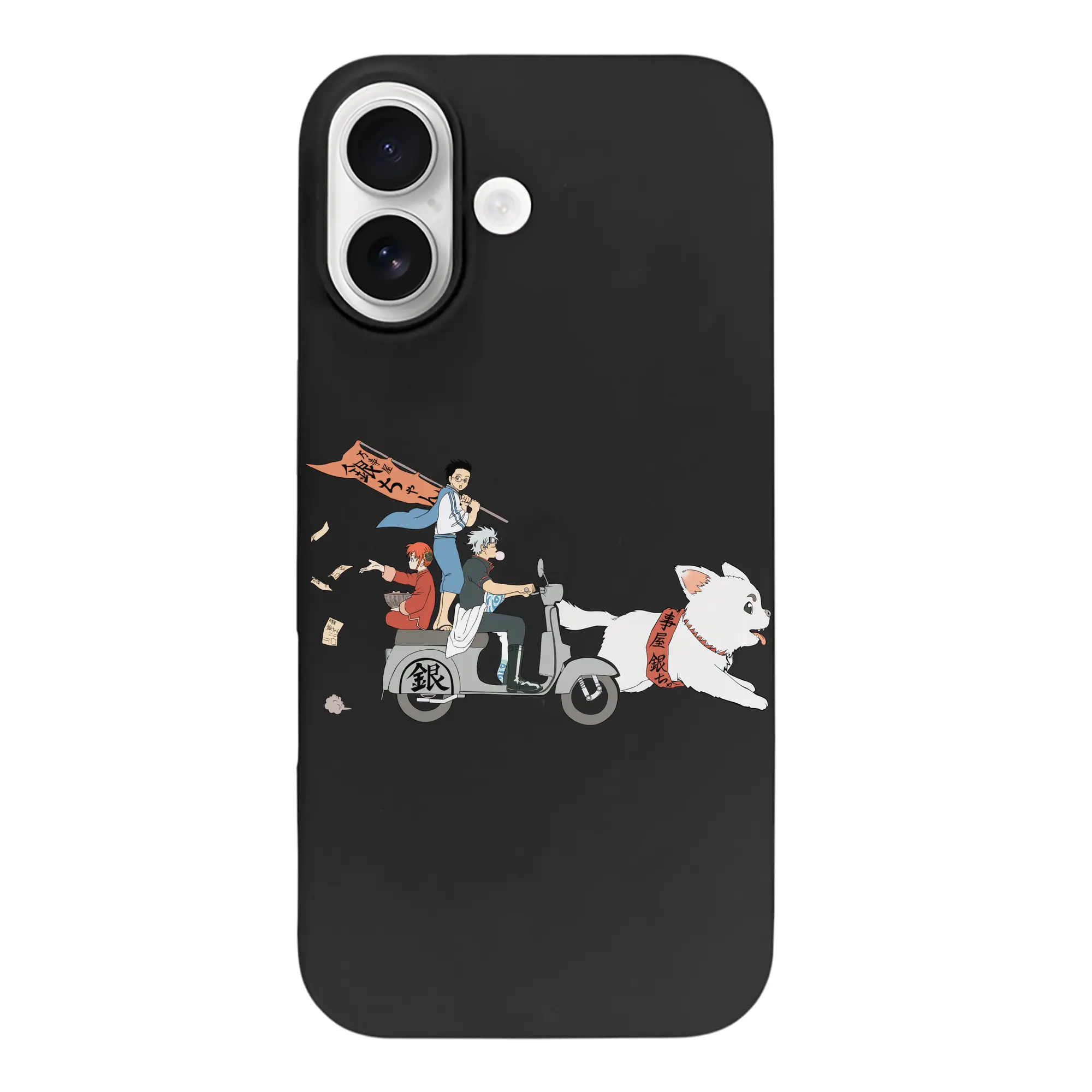 銀魂 グッズ 坂田 銀時 - iPhone 17 シリーズ シリコンケース 薄型 耐衝撃 指紋防止 ソフトタッチカバー 精密フィット 傷防止 保護ケース iPhone 17/17 Air/17 Pro/17 Pro Max 対応